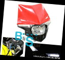 USヘッドライト REDダートバイクユニバーサルLEDヘッドライトKTM EXC SX MXC SX-F 125 250 300 450 400 RED Dir...