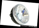 USヘッドライト BMWボクサーエアヘッドカフェレーサープロジェクトグロスブラックスチール12V 35W用ヘッドライト Headlight for BMW Bo...