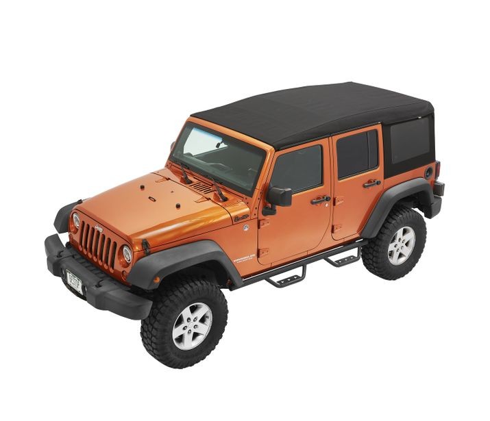 幌：2007-2018 4DRジープラングラーJKのスーパートップウルトラ-ブラックツイル/Supertop Ultra Soft Top For JK【アメ車カスタムパーツ】