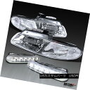 ヘッドライト 99-00 Grand Caravan Town & Country Voyager Chrome Headlights+LED DRL Fog ...