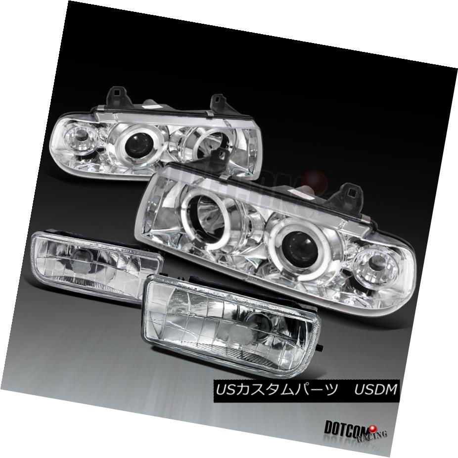 إåɥ饤 1992-1998 BMW E36 2Dr 4Dr 325 328 Projector Halo Head Lights+Fog Lamp 1992-1998 BMW E36 2Dr 4Dr 325 328ץHaloإåɥ饤+ե