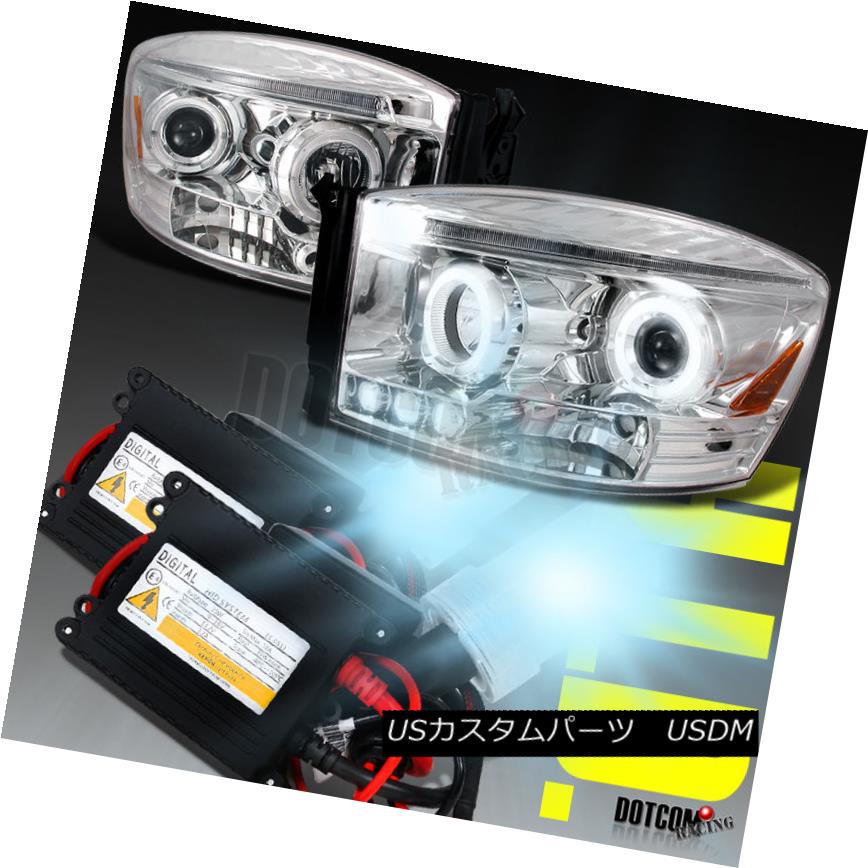 إåɥ饤 Slim HID+2006-2008 Dodge RAM LED Projector Headlights HID + 2006-2008ɥåRAM LEDץإåɥ饤