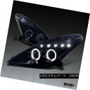 ヘッドライト 2000-2005 Toyota Celica Replacement Glossy Black LED Halo Projector Headlights 2000-2005トヨタセリカの光沢ブラックLEDハロープロジェクターヘッドライト