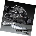 ヘッドライト 99-00 Grand Caravan Town & Country Voyager Black Headlights+LED DRL Fog L...