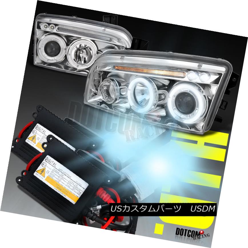 2006-2010 Dodge Charger Halo Chrome Projector Headlights+H1 6000K HID Kitカテゴリヘッドライト状態新品メーカーDodge車種Charger発送詳細送料一律 1000円（※北海道、沖縄、離島は省く）商品詳細輸入商品の為、英語表記となります。 Condition: New Brand: Dotcomracing IS-Other Part Number: CH2503206/CH2502206/CH2551126/CH2550124 Manufacturer Part Number: DC-H16-LHPCHG05TM Office hours: Monday-Friday 9am-5pm PST Interchange Part Number: 4806164AJ/4806165AJ/4806218AD/4806219AD Handling time: Same day if paid before 12pm PST Other Part Number: OEM#CH2503206/CH2502206/CH2551126/CH2550124 Return shipping: Free return shipping for lower 48 states Placement on Vehicle: Front Money back or item exchange: Yes, within 60 days after receiving item Warranty: Yes 90 day replacement warranty: Yes Surface Finish: CHROME CLEAR SAE/DOT compliant: Yes IS-Interchange Part Number: 4806164AJ/4806165AJ/4806218AD/4806219AD UPC: DOES NOT APPLY【商品に関する詳しい説明につきましては、質問欄よりお問い合わせください。】※以下の注意事項をご理解頂いた上で、ご入札下さい※■海外輸入品の為、NC,NRでお願い致します。■フィッテングや車検対応の有無については、画像と説明文よりお客様の方にてご判断をお願いしております。■USのカスタムパーツは国内の純正パーツを取り外した後、接続コネクタが必ずしも一致するとは限らず、加工が必要な場合がございます。■商品説明文中に英語にて”保障”に関する記載があっても適応はされませんので、ご理解ください。■初期不良（到着より7日以内）のみ保証対象とします。ただし、取り付け後は、保証対象外とします。■海外倉庫から到着した製品を、再度国内で検品を行い、日本郵便または佐川急便にて発送となります。■お届けまでには、2〜3週間程頂いております。ただし、天候次第で多少遅れが発生する場合もあります。■商品落札後のお客様のご都合によるキャンセルはお断りしておりますが、商品落札金額の30％の手数料をいただいた場合のみお受けいたします。■他にもUSパーツを多数出品させて頂いておりますので、ご覧頂けたらと思います。■USパーツの輸入代行も行っておりますので、ショップに掲載されていない商品でもお探しする事が可能です!!お気軽にお問い合わせ下さい。&nbsp;