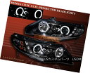 ヘッドライト 06-11 HONDA CIVIC 4DR SEDAN BLACK TWIN HALO CCFL LED PROJECTOR HEADLIGHTS 06-11ホンダシビック4DRセダンブラックツインハローCCFL LEDプロジェクターヘッドライト(2)
