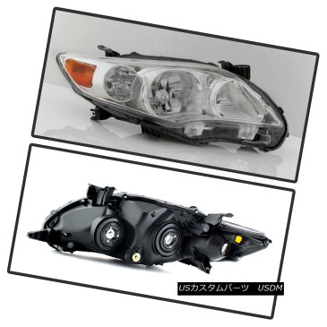 ヘッドライト Toyota 11-13 Corolla Chrome Housing Replacement Headlight Passenger / Right Side トヨタ11-13カローラクロムハウジング交換用ヘッドライトパッセンジャー/右サイド