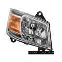 ヘッドライト Dodge 08-10 Grand Caravan Chrome Replacement Headlight Passenger / Right ...