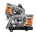 ヘッドライト Dodge 08-10 Grand Caravan Chrome Housing Replacement Headlights C/V SE SX...