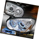 wbhCg For Subaru 2004-2005 Impreza WRX STi Halo Projector LED Headlights JDM Chrome Xo2004-2005pCvbTWRX STin[vWFN^[LEDwbhCgJDMN[