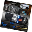 ヘッドライト For 1997-2001 Dodge Ram 1500 SPORT Bright LED DRL Light Strip Black Headlights 1997-2001 Dodge Ram 1500 SPORT Bright LED DRLライトストリップ ブラックヘッドライト