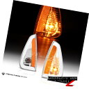 ヘッドライト Dodge Charger 2006-2010 Crystal Clear Corner Parking Side Marker Light Lamp Pair ダッジチャージャー2006-2010クリスタルクリアコーナーパーキングサイドマーカーライトランプペア