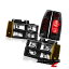 ヘッドライト 94-98 GMC Sierrra 3500 Inky Black Headlights Bumper Tail Lights Factory Style 94-98 GMC Sierra 3500 Inky Blackヘッドライトバンパーテールライトファクトリースタイル