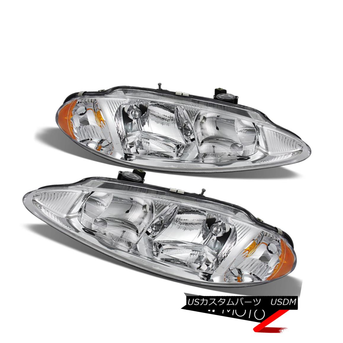 ヘッドライト [LEFT+RIGHT] 1998-2004 Dodge Intrepid Factory Style Front Headlights Assembly [左+右] 1998-2004ダッジ・イントレピッド・ファクトリー・スタイル・フロント・ヘッドライト・アセンブリ