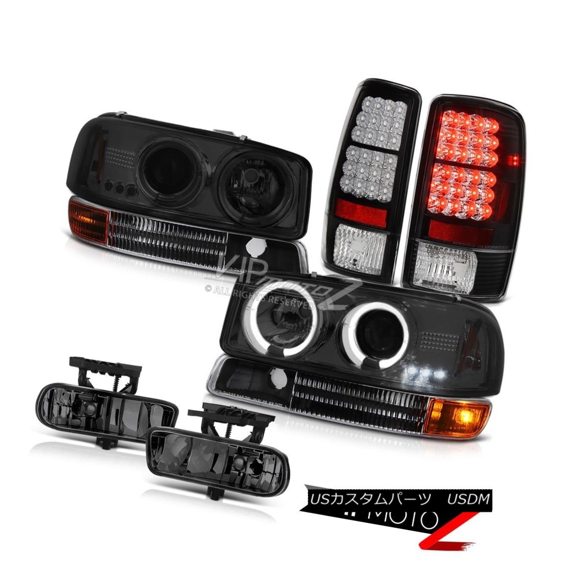 ヘッドライト 00-06 Yukon XL GMT800 Headlamps Angel Eye Halo Signal Brake Tail Lights FogLamps 00-06ユーコンXL GMT800ヘッドランプエンジェルアイハロー信号ブレーキテールライトフォグランプ 1