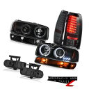 ヘッドライト 99 00 01 02 Sierra 2500 Smokey fog lights smd taillights bumper light headlamps 99 00 01 02 Sierra 2500スモーキーフォグライトsmdテールライトバンパーライトヘッドランプ(2)