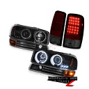 ヘッドライト Bumper Smokey Red Tail Light 00 01 02 03 04 05 06 Yukon CCFL Angel Eye Headlight バンパースモーキーレッドテールライト00 01 02 03 04 05 06ユーコンCCFLエンジェルアイヘッドライト