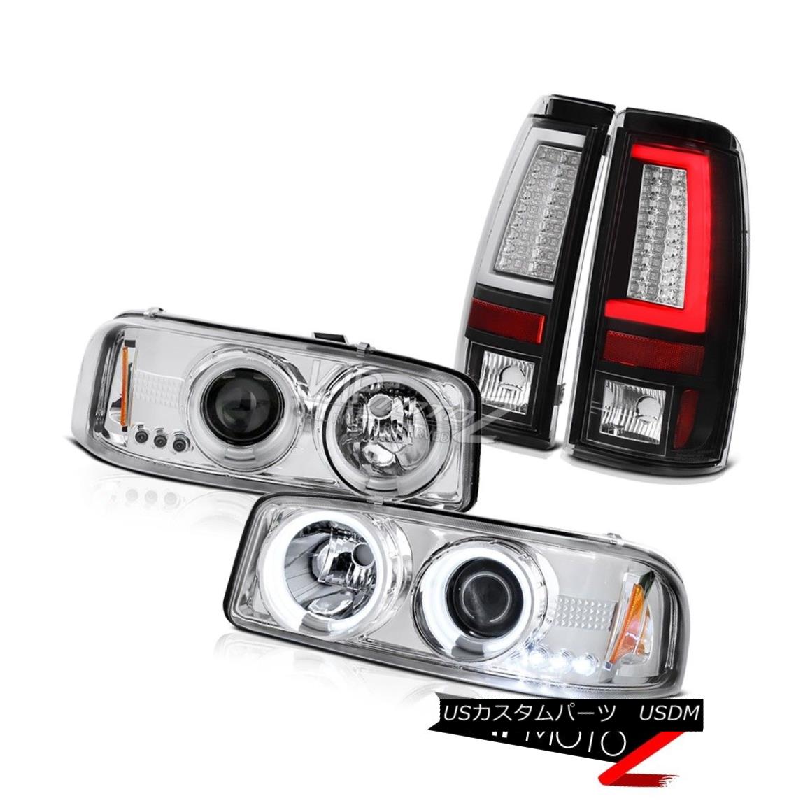 ヘッドライト 1999-2006 Sierra WT Nighthawk Black Tail Brake Lamps CCFL Headlights OLED Prism 1999-2006シエラWTナイトホークブラックテールブレーキランプCCFLヘッドライトOLEDプリズム