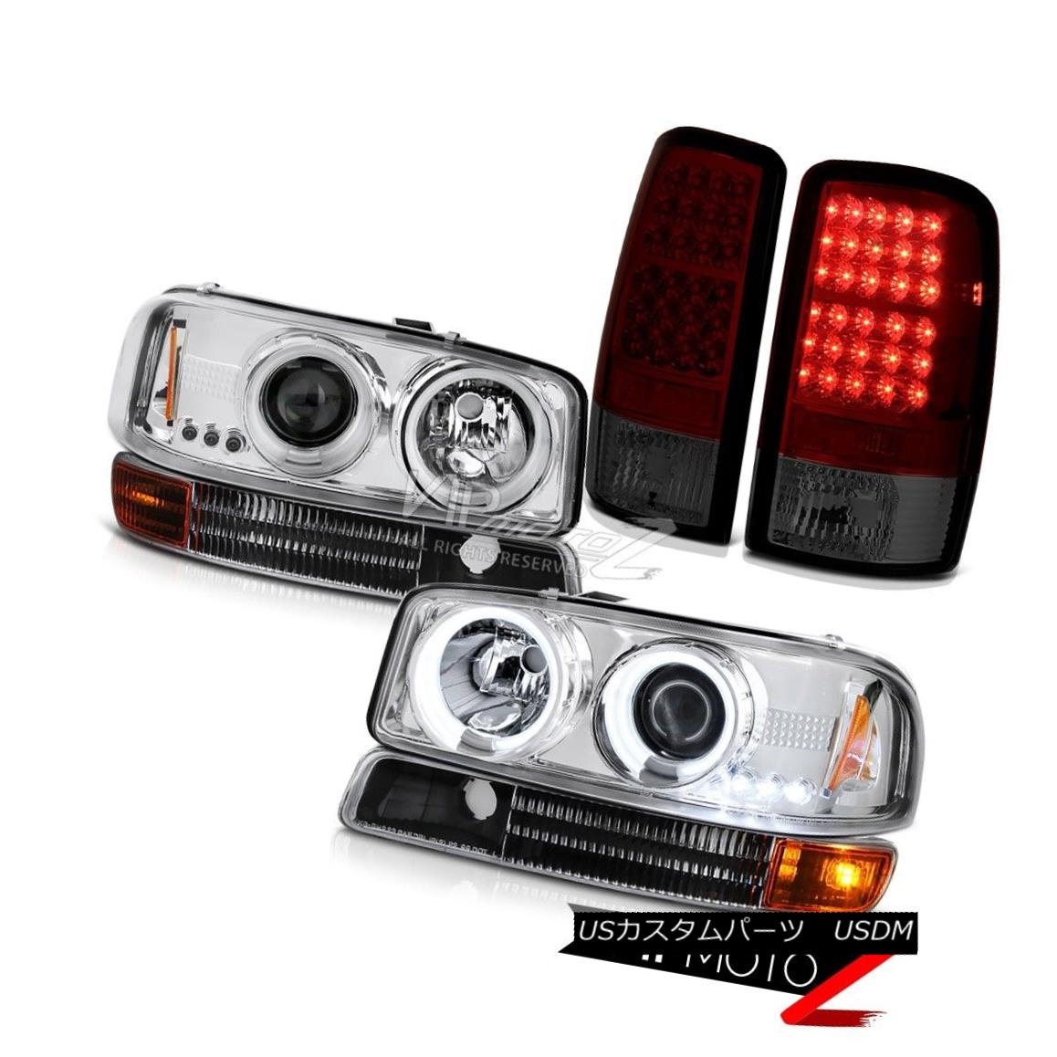 ヘッドライト GMC Altezza CCFL Halo Headlight 2000-2006 Yukon Parking Signal Red LED Taillight GM..