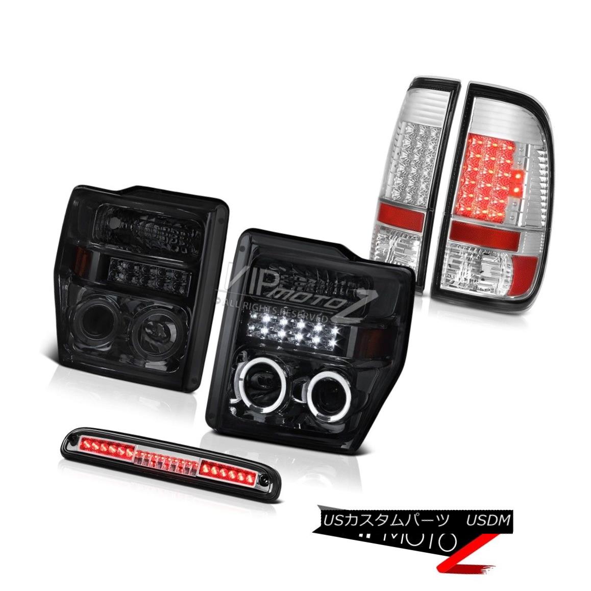 إåɥ饤 08 09 10 Ford F550 Dark Halo Projector Headlights Chrome LED Taillights Roof 3rd 08 09 10եF550ϥץإåɥ饤ȥLEDޤ결3