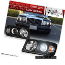 ヘッドライト LED LOW BEAM 86-93 W124 Black Headlight M-BENZ E-CLASS 300E Headlamp Assembly LED LOW BEAM 86-93 W124ブラックヘッドライトM-BENZ E-CLASS 300Eヘッドランプアセンブリ