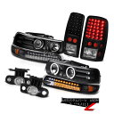 ヘッドライト 00 01 02 03 04 05 06 Chevy Tahoe Halo Projector Headlamp LED Brake Lamps Fog 00 01 02 03 04 05 06 Chevy Tahoe HaloプロジェクターヘッドランプLEDブレーキランプフォグ