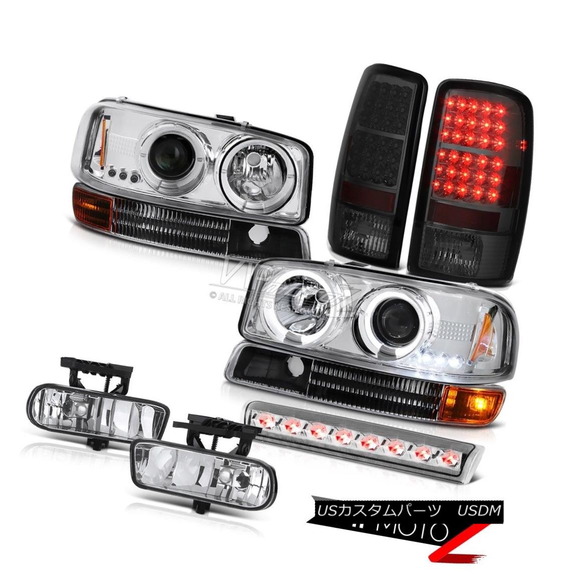 ヘッドライト L.E.D DRL Halo Headlights TailLamps FogLight Roof Stop 2000-2006 Yukon XL GMT800 L.E.D DRL HaloヘッドライトTailLamps FogLight Roof Stop 2000-2006 Yukon XL GMT800