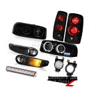 ヘッドライト Halo Rim Headlight Bumper Signal Rear Brake Tail Lights LED Fog Lamp 01-06 Yukon HaloリムヘッドライトバンパーシグナルリアブレーキテールライトLEDフォグランプ01-06ユーコン(2)