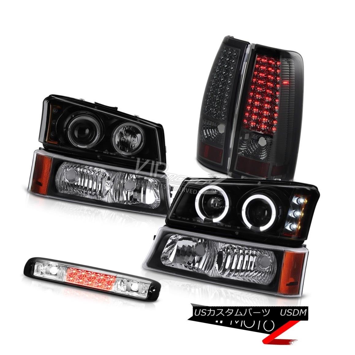 ヘッドライト 03-06 Silverado 2500Hd Black Signal Lamp 3RD Brake Light Headlamps Tail Lamps 03-06..