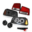 ヘッドライト 06 07 08 Dodge Charger 2.7L Fog lights red tail black parking lamp Headlights 06 07 08ダッジチャージャー2.7Lフォグライトレッドテールブラックパーキングランプヘッドライト