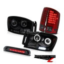 ヘッドライト 2006 Dodge Ram 5.7L Halo LED Projector Headlamps Third 3RD Cab Brake Tail...