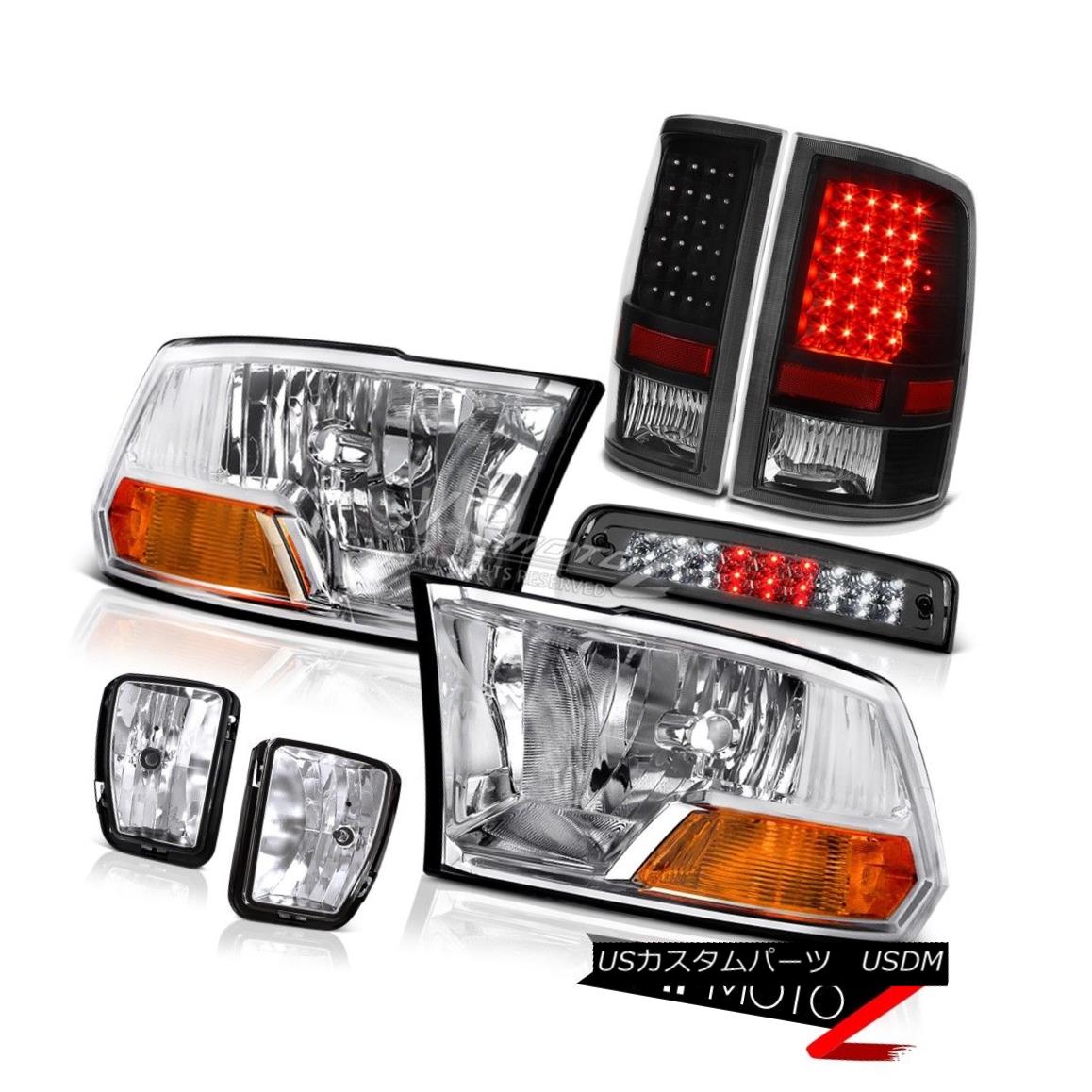 ヘッドライト 2013-2017 Dodge Ram 1500 Big Horn 3RD Brake Light Fog Lamps Rear Headlamps SMD 2013-2017 Dodge Ram 1500ビッグホーン3RDブレーキライトフォグランプリアヘッドランプSMD