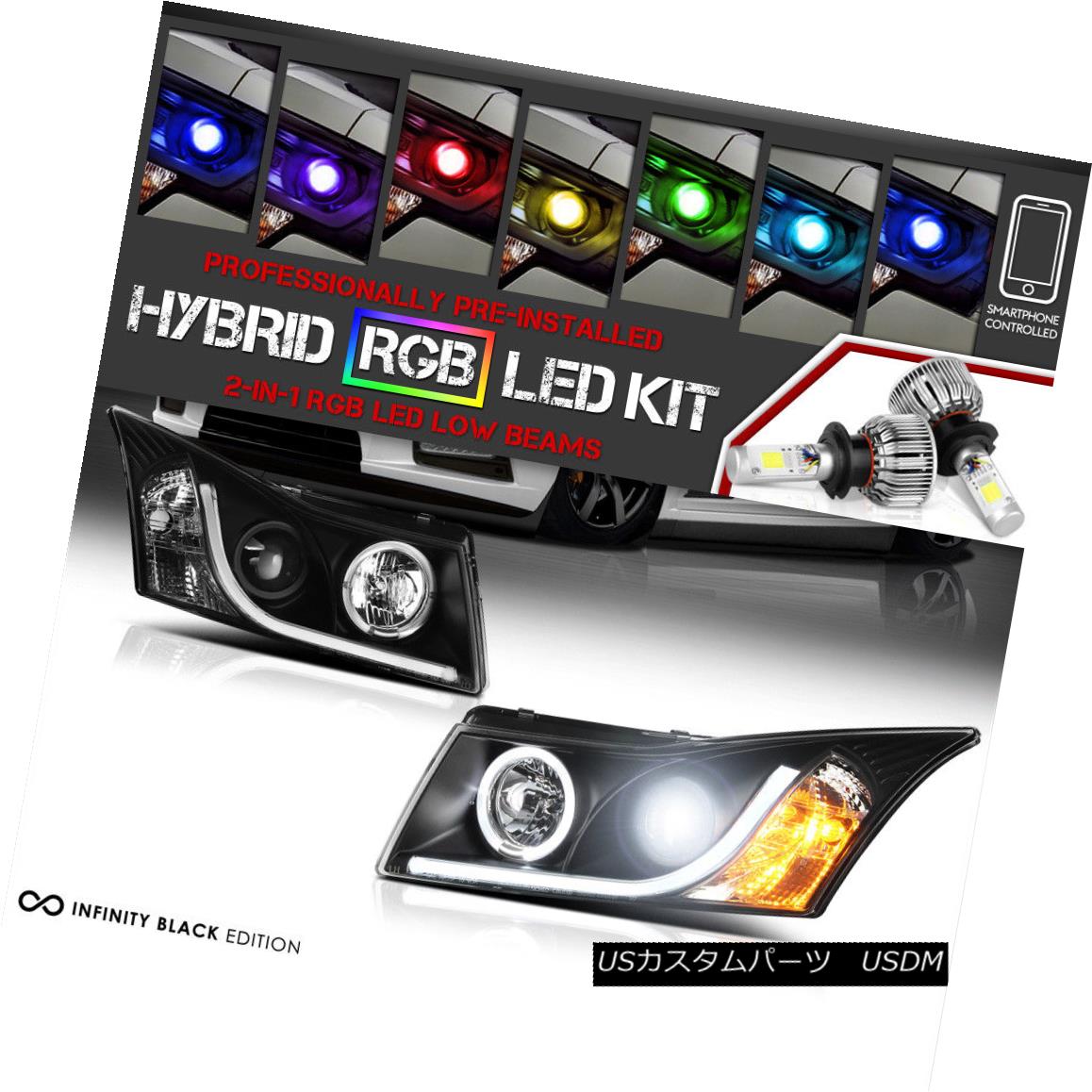 ヘッドライト [COLOR CHANGING LED LOW BEAM] CHEVY CRUZE 2011-2015 Halo Headlights Set+LED Leon [色変更LEDロービーム] CHEVY CRUZE 2011-2015 Haloヘッドライトセット+ LED Leon(2)