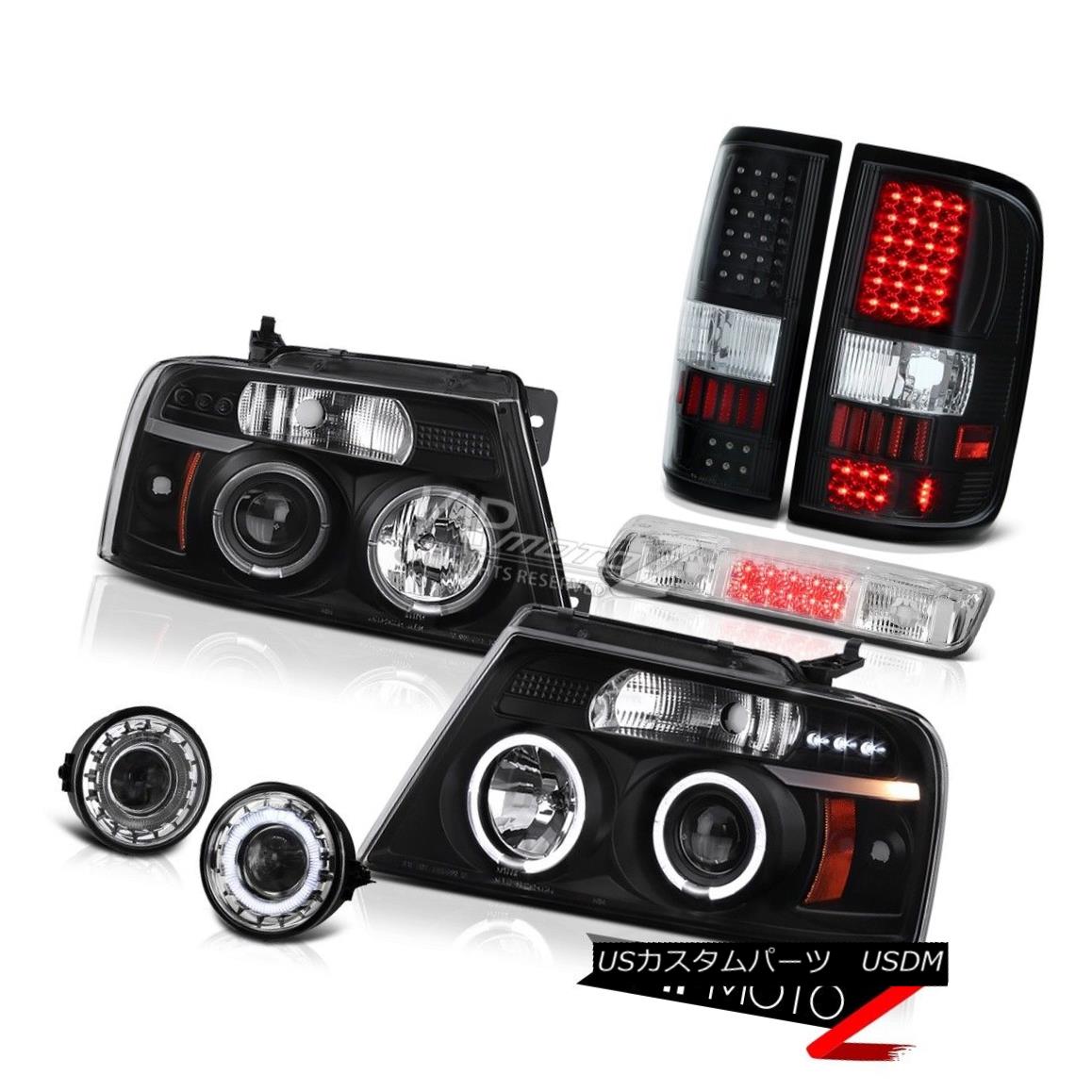 2006 2007 2008 Ford F150 XLT Foglamps High Stop Lamp Taillamps Headlights SMDカテゴリヘッドライト状態新品メーカーFord車種F-150発送詳細送料一律 1000円（※北海道、沖縄、離島は省く）商品詳細輸入商品の為、英語表記となります。 Condition: New Brand: Venom Inc. [Headlight] High Beam Bulb: H1 Bulbs Included Headlight Style: Halo Projectors [Headlight] Halo Type: Crystal Sapphire Manufacturer Part Number: OEM#B2204H0B2206H_2006_2007_2008_A878 [Fog Light] Wiring: [Fog Light] Wiring Interchange Part Number: 7L3Z13008GA/008FA, 5L3Z13404CA/405CA, 7L3Z13A613B [Fog Light] Switch: [Fog Light] Switch Other Part Number: FO2502201/FO2503201,FO2801182/FO2801182,FO2890103 [Fog Light] Bulbs: [Fog Light] Bulbs Placement on Vehicle: Left, Right, Front, Rear [Headlight] Side: Driver&Passenger Side Provided Warranty: 60 Days [Tail Light] Brake: Built-In LED Fitment Type: Direct Replacement [Tail Light] Dashboard Light: Error-Free Lens Color: Clear [Tail Light] Parking: Built-In LED Housing Color: Black, Chrome [Tail Light] Reverse: Re-use Original 3156 Bulbs [Headlight] Low Beam Bulb: 9006 Bulbs Included [Tail Light] Side: Driver & Passenger Included [Headlight] DOT & SAE: Approved [Tail Light] Signal: Built-In LED [Headlight] LED Brand: Nichia - Made In Japan※以下の注意事項をご理解頂いた上で、ご入札下さい※■海外輸入品の為、NC,NRでお願い致します。■フィッテングや車検対応の有無については、画像と説明文よりお客様の方にてご判断をお願いしております。■USのカスタムパーツは国内の純正パーツを取り外した後、接続コネクタが必ずしも一致するとは限らず、加工が必要な場合がございます。■商品説明文中に英語にて”保障”に関する記載があっても適応はされませんので、ご理解ください。■初期不良（到着より7日以内）のみ保証対象とします。ただし、取り付け後は、保証対象外とします。■海外倉庫から到着した製品を、再度国内で検品を行い、日本郵便または佐川急便にて発送となります。■お届けまでには、2〜3週間程頂いております。ただし、天候次第で多少遅れが発生する場合もあります。■商品落札後のお客様のご都合によるキャンセルはお断りしておりますが、商品落札金額の30％の手数料をいただいた場合のみお受けいたします。■他にもUSパーツを多数出品させて頂いておりますので、ご覧頂けたらと思います。■USパーツの輸入代行も行っておりますので、ショップに掲載されていない商品でもお探しする事が可能です!!お気軽にお問い合わせ下さい。&nbsp;