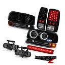 ヘッドライト NEW GMC Halo Headlight 00 01 02 03 04 Yukon LED Tail Light Driving Fog Re...