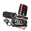 ヘッドライト 02-05 Ram SLT Headlights Rear Signal Brake Lights LED Driving Fog Third C...