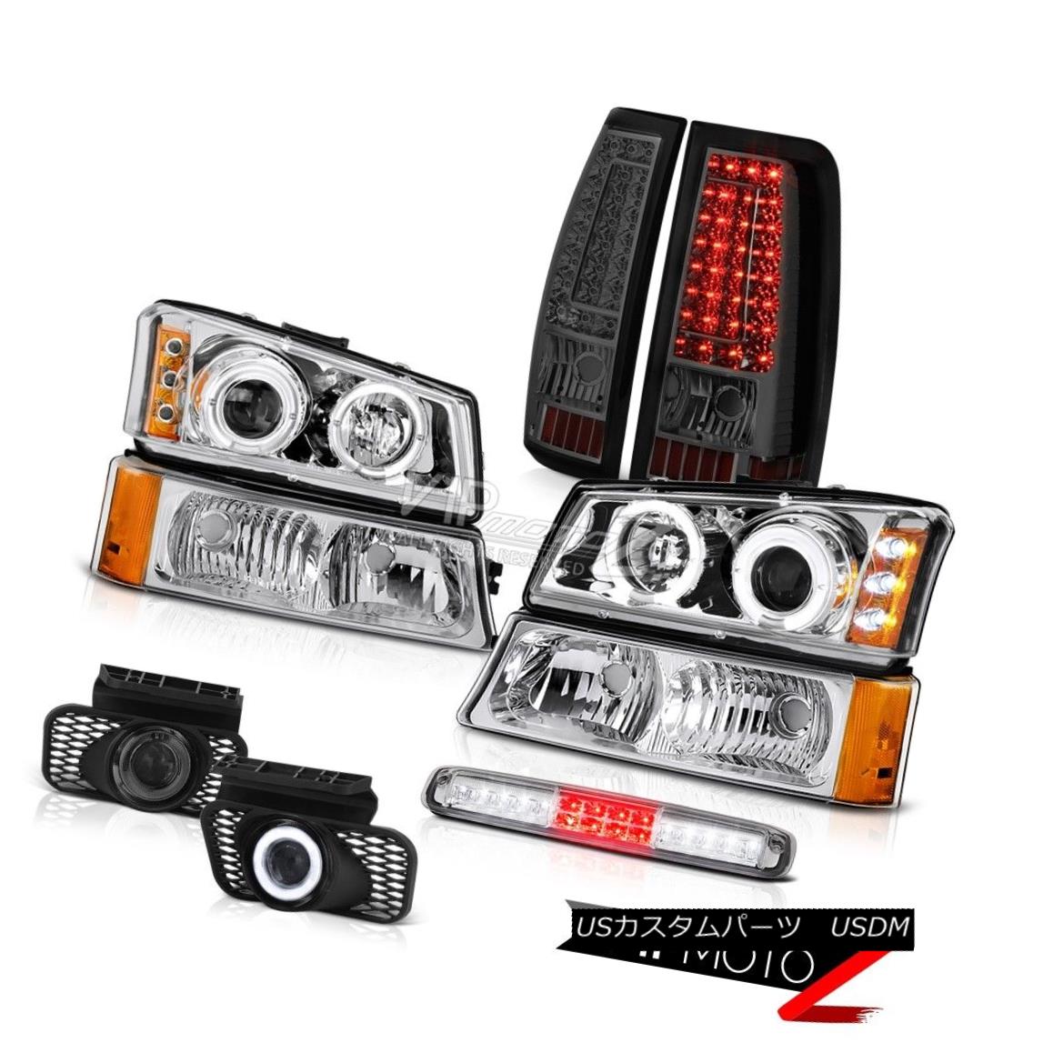 ヘッドライト 03-06 Silverado 1500 Parking Lamp Roof Brake Smokey Lights Foglamps Headlights 03-0..