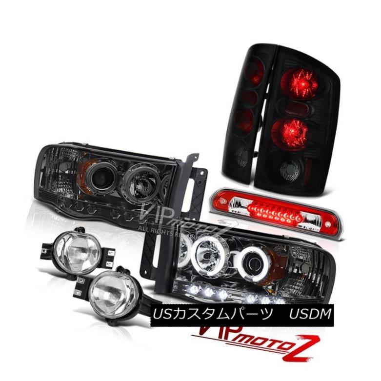 ヘッドライト 02-05 Ram V8 CCFL Fluorescence Rim Headlights Rear Taillights Clear Fog Roof LED 02-05 Ram V8 CCFL蛍光灯ヘッドライトリアライトライトクリアフォグルーフLED