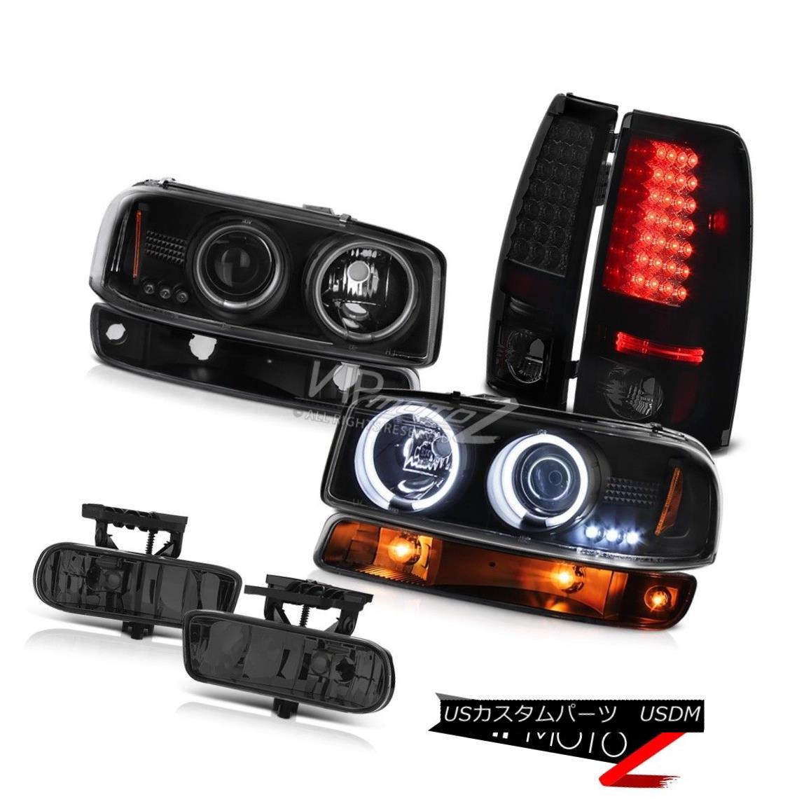 ヘッドライト 99-02 Sierra C3 Foglights smd taillamps raven black bumper light ccfl headlights 99-02シエラC3フォグライトsmdテールランプラベンネブラックバンパーライトccflヘッドライト