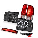 ヘッドライト Projector Headlights Smoke Brake Tail Lights LED Third Cargo 05-07 F350 O...