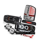 ヘッドライト 02 03 04 05 Ram 1500 Smoke CCFL Headlight Tail Lights Chrome Fog Third Ca...