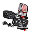 ヘッドライト Halo Headlights Brake Taillight Projector Foglight Third Cargo LED 2007 2...
