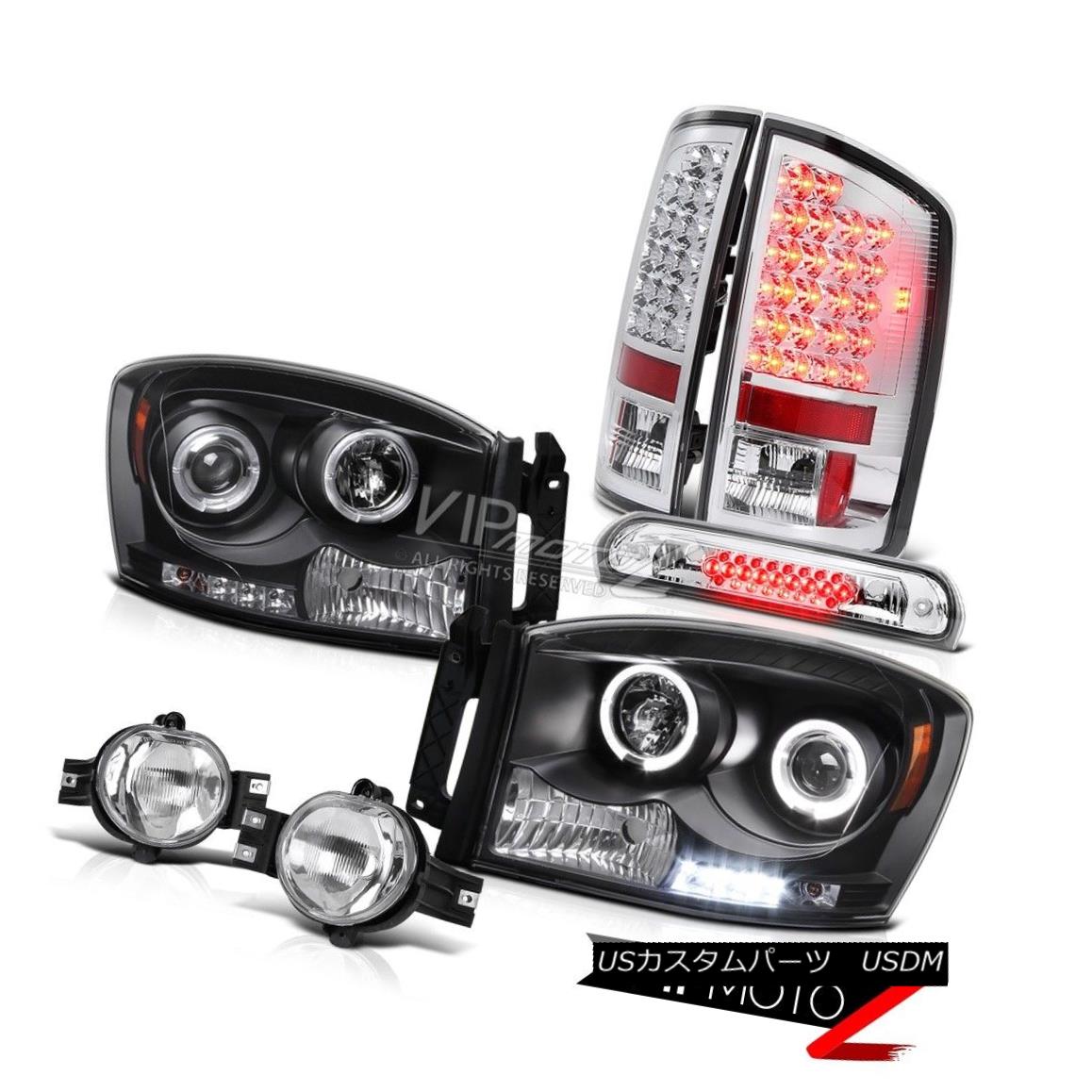 ヘッドライト 2006 Dodge Ram SLT 2x Eye Headlights Brake Taillights Driving Fog High Cargo LED 2006ダッジ・ラムSLT 2xアイ・ヘッドライトブレーキ・テールライトドライビング・フォグハイ・カーゴLED