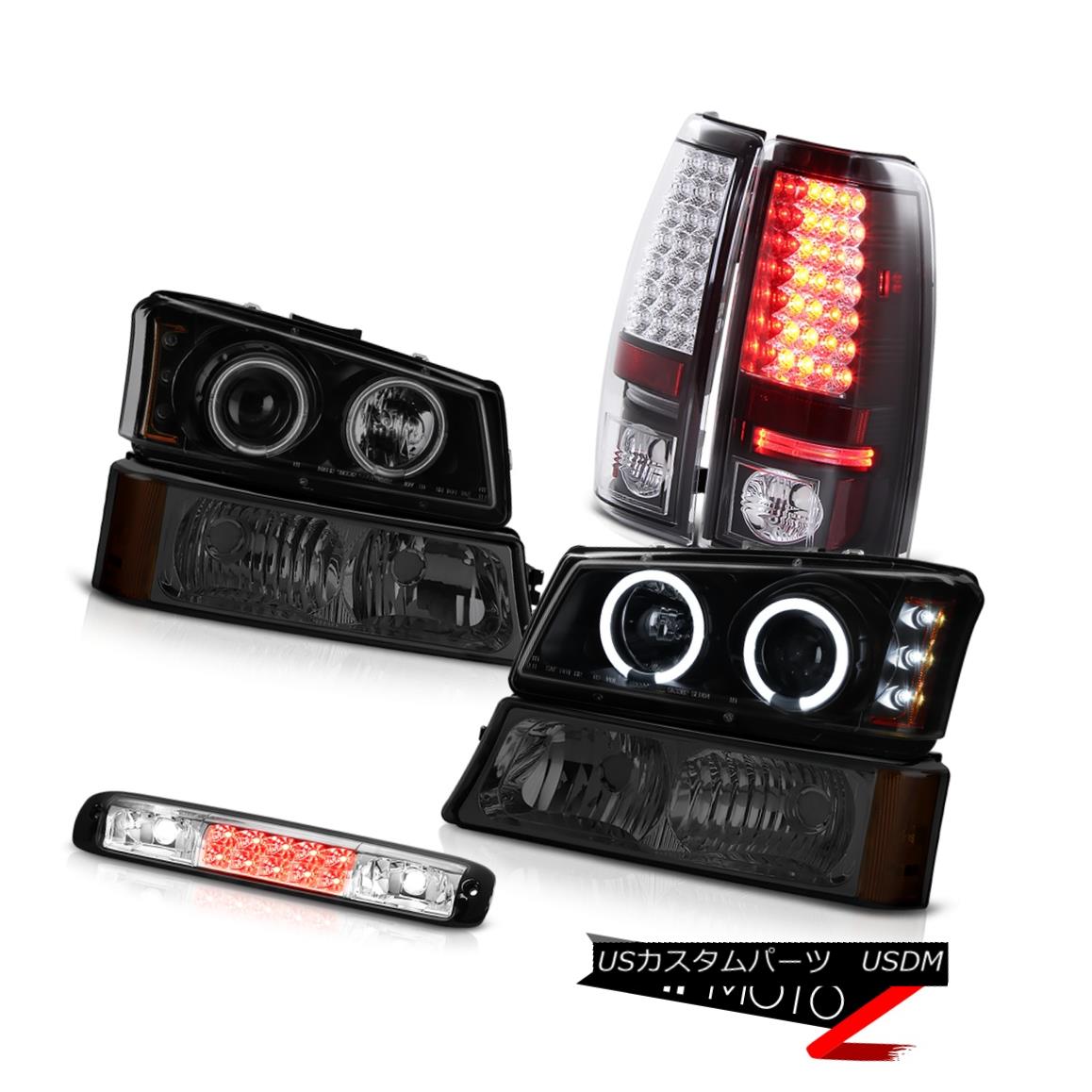 ヘッドライト 2003-2006 Silverado 3500Hd Smoked Signal Light Roof Cab Headlights Taillights 2003-2006シルバラード3500Hdスモークシグナルライトルーフキャブヘッドライトテールライト
