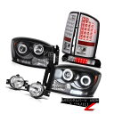 ヘッドライト 07 08 Ram V6 CCFL Angel Eye Headlights SMD Tail Lights Bumper Fog 3rd Car...