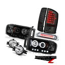 ヘッドライト Dodge Ram Quad Cab Devil Eye CCFL Halo Headlight Tail Lamp Bumper Fog Roo...