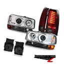ヘッドライト Signal SMD LED Tail Lamp Dark Smoke Fog 2003 Sierra 2500HD Devils CCFL Headlight 信号SMD LEDテールランプダークスモークフォグ2003 Sierra 2500HD Devils CCFLヘッドライト(2)