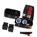 ヘッドライト QUALITY CCFL ANGEL EYE Headlamp Signal Matte TailLight Smoke Fog 2003 GMC GMT800 品質CCFL ANGEL EYEヘッドランプ信号マットテールライトスモークフォグ2003 GMC GMT800(2)