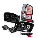 ヘッドライト 2X Angel Eye Projector Headlight Tail Light Driving Fog 3rd Brake Light Q...