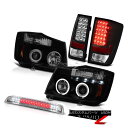 ヘッドライト Headlight Tail Light Projector Halo LED Brake Light 3rd Cargo For 04-15 T...